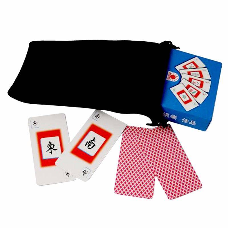 Normal narrow-end mahjong + bag